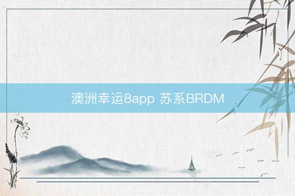 澳洲幸运8app 苏系BRDM
