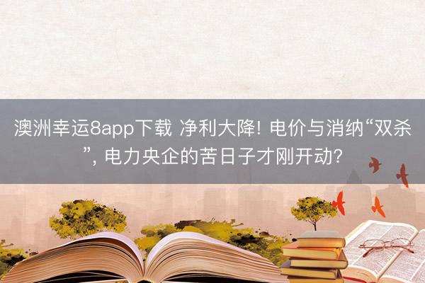 澳洲幸运8app下载 净利大降! 电价与消纳“双杀”， 电力央企的苦日子才刚开动?