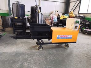 快速石膏腻子喷涂机工作原理探析